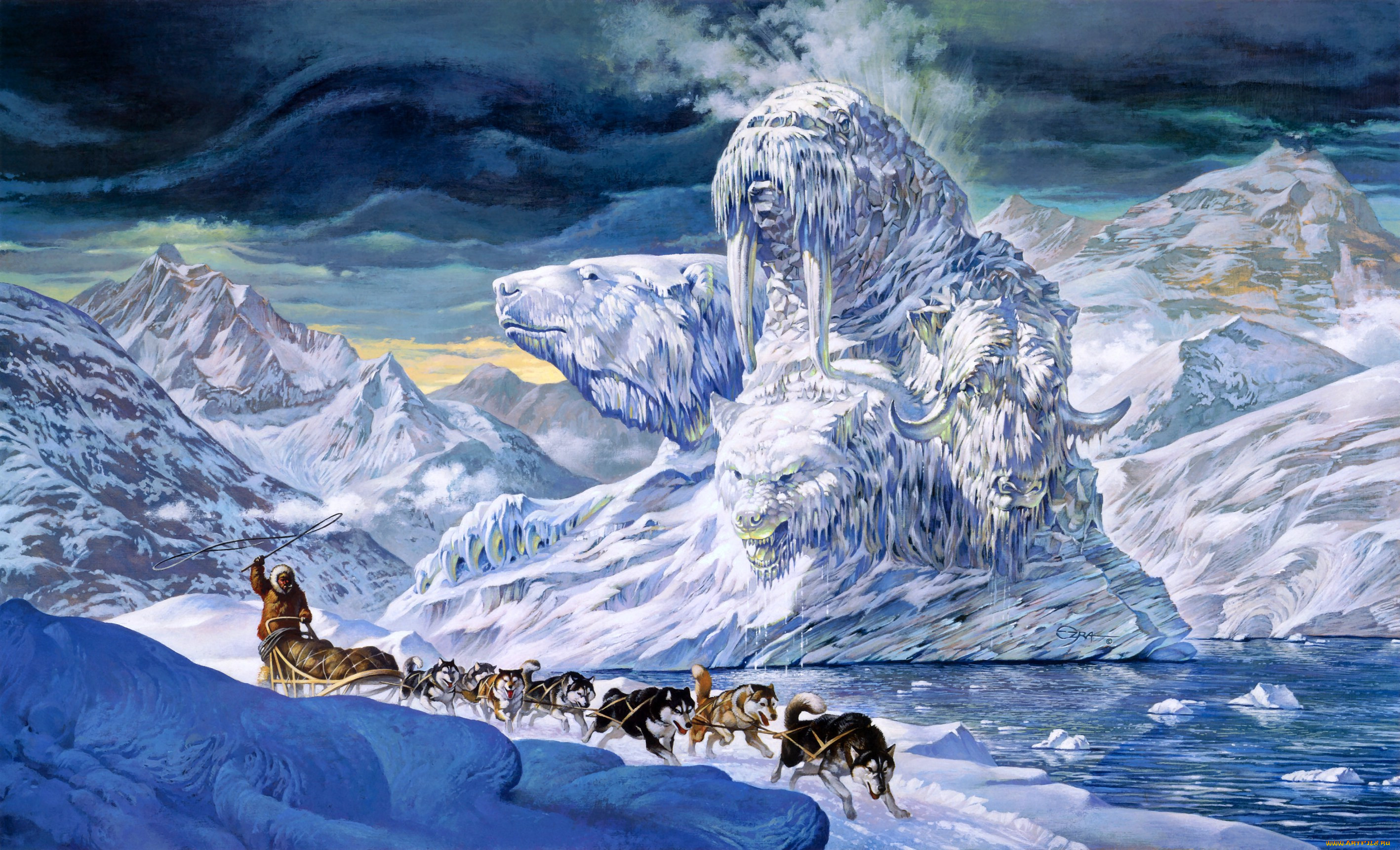Арктика живопись